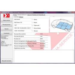 PROGRAM GEO-CAR PC 2024 - DANE DO GEOMETRII KÓŁ DO 3,5 T